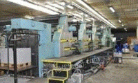 深圳供应二手进口1992年罗兰R806-6+L全张加过油六色印刷机