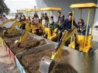 儿童游乐园挖土机