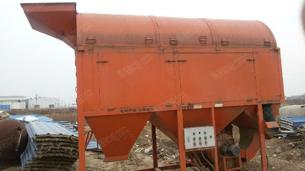 粮库搬迁出售二手圆筒式清粮机3台