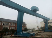 出售二手起升高度13米 10吨葫芦龙门吊行车 跨度16.5米 上海制造