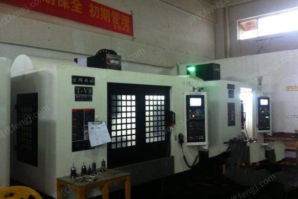 出售二手九成新台群CNC加工中心电脑锣直联
