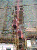 (急转)19层施工电梯箱体结构9成新