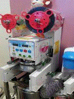 奶茶店一批小设备转让自动封口机，刨冰机