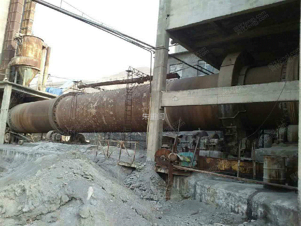Sell ​​used cement production line,annual 200,000 tons