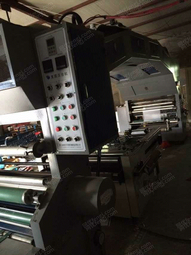 处理库存二手水油两用覆膜机、全自动割纸机