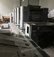 公司转型，出售二手日本进口筱原66中台四色印刷机一台