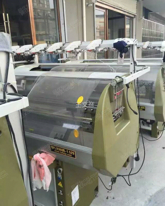 出售二手电脑横机:华伦飞虎12针7台,12年罗拉