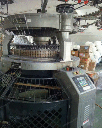 出售二手大圆机 一台38寸84路24针双面,一台3