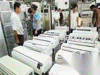 上海杨浦区回收美的长虹海尔志高夏普空调/出售热水器