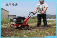 海道微耕机汽油小型松土机5.5马力旋耕机耕地机出售