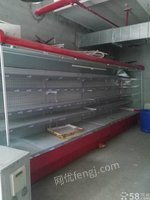 重庆大渡口区超市生意倒闭，便宜出售6米分体风门柜，2米一体风门，2米卧式风门柜
