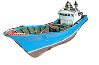 求购二手渔运船，吊渔船24米长 ，5米宽