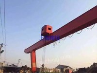 上海出售10t-30m跨L型单梁二手龙门吊