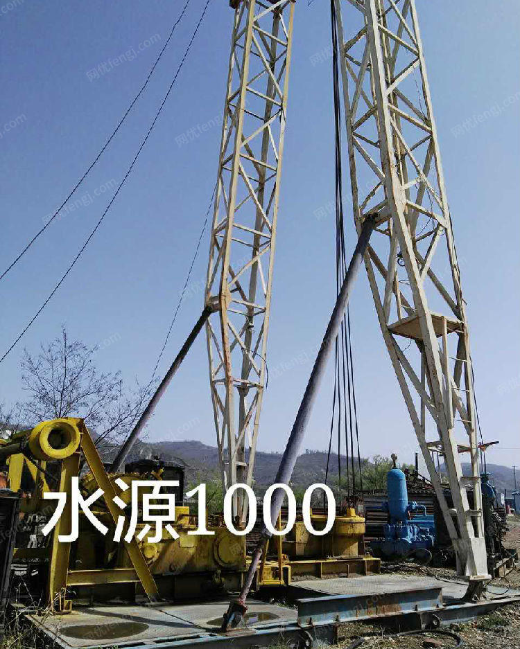 出售二手钻井机1000米水源