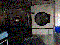 水洗厂设备一台水洗机，两台烘干机等出售