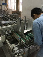 公司出售东京文洪880全自动糊盒机带沟底四六角喷胶系统