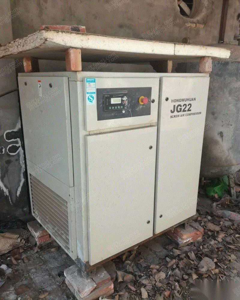 红五环螺杆空压机22kw出售