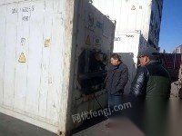 天津港长期出售及回收二手集装箱冷藏箱集装箱房等