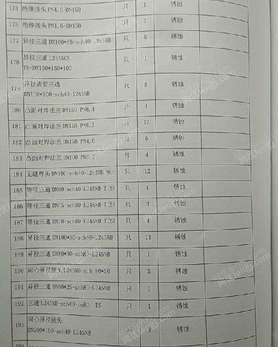 其它报废设备价格