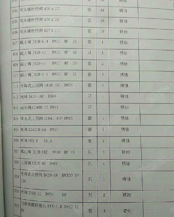 其它报废设备价格