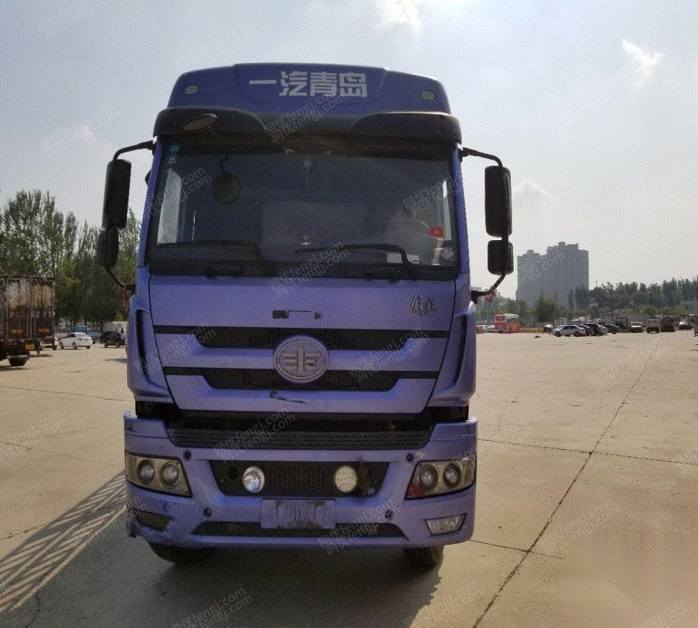 急售解放新悍威前四后八高栏货车