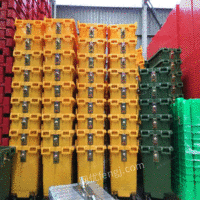 厂家大量现货供应 塑料九脚平板托盘 塑料防潮垫 塑料垃圾桶 塑料筐 物料筐