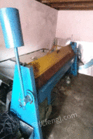 四川达州铁皮加工设备低价出售  一台2.2米手动折弯机。和一台咬口机