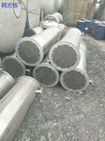 江西鹰潭出售冷凝器 列管式冷凝器 反应釜等化工设备
