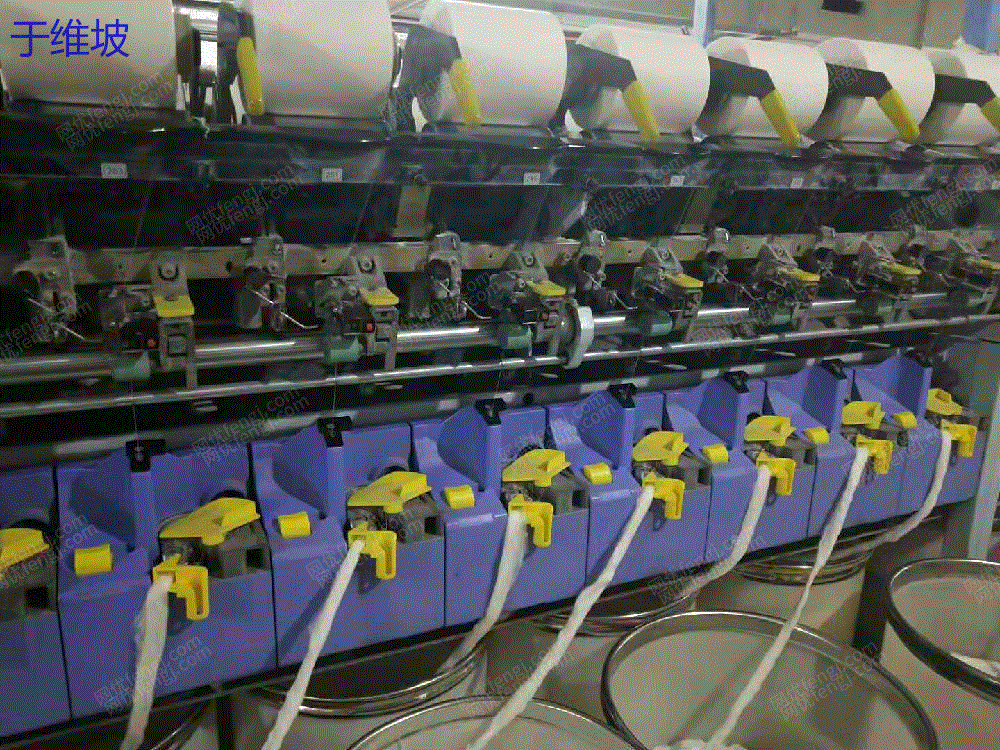 出售一台320锭泰坦368二手气流纺设备,活车在纺