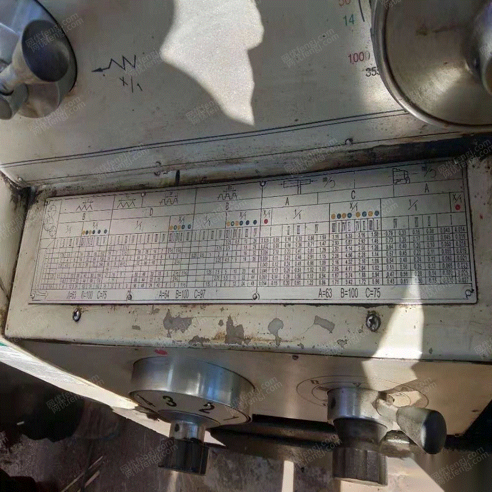 沈阳6140车床参数,沈阳6140车床螺纹铭牌 8成新沈阳6140*1.5米车床 18000元出售