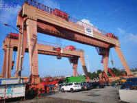 低价处理精品双主梁龙门吊 100吨+32吨 跨度35米 有效起升高度15米 上海