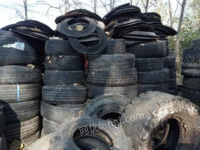 长期收购废旧钢丝轮胎900-1200和轿车轮胎