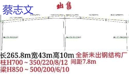 二手钢结构厂房/厂房出售