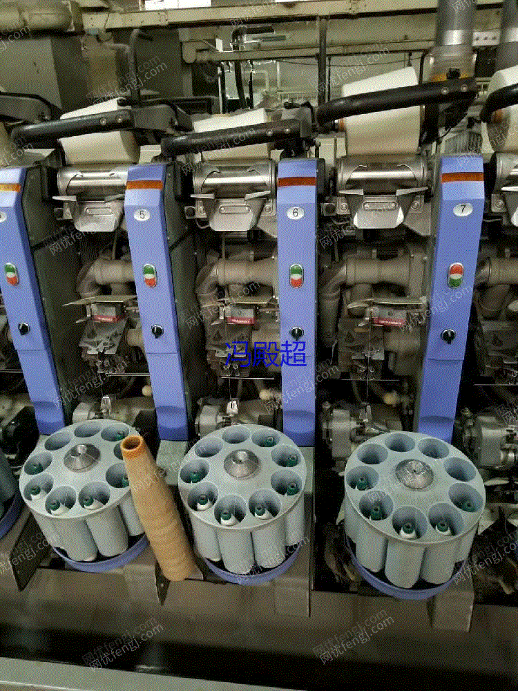 现货库存青岛SMARO自动络筒机1台,72锭昆腾2电清,498空捻活机刚停,可通电试