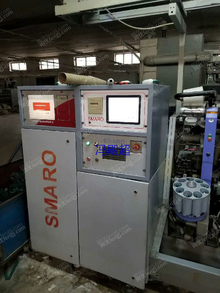 现货库存青岛SMARO自动络筒机1台,72锭昆腾2电清,498空捻活机刚停,可通电试