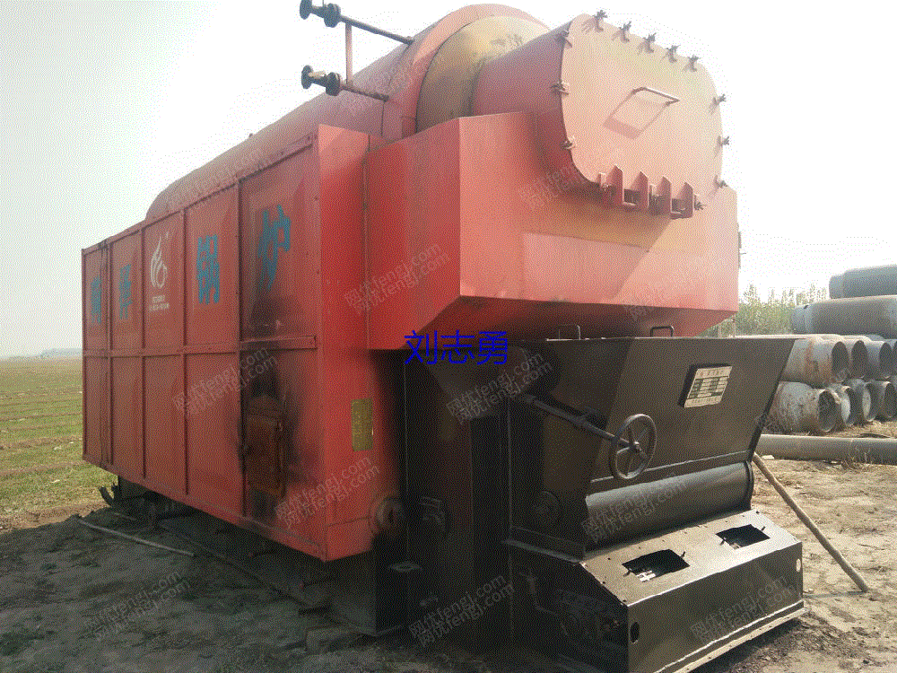 市场库存二手4吨燃煤蒸汽锅炉,9成新,使用1年。