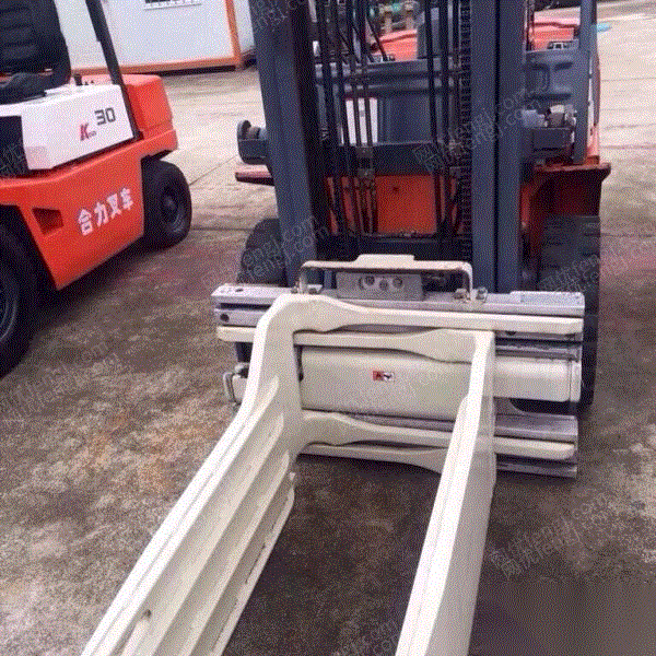 二手废纸夹包叉车.3吨进口卡斯卡特软包夹叉车低价