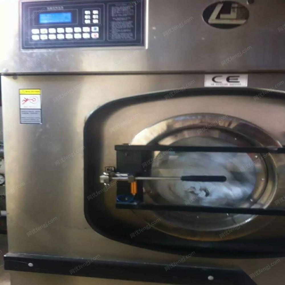 洗涤厂设备出售两整套设备，多一台烘干机