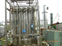 出售二手1500型列管五效蒸馏水机