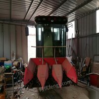 山东聊城二手河北冀新牌三行玉米收割机农机出售八成新