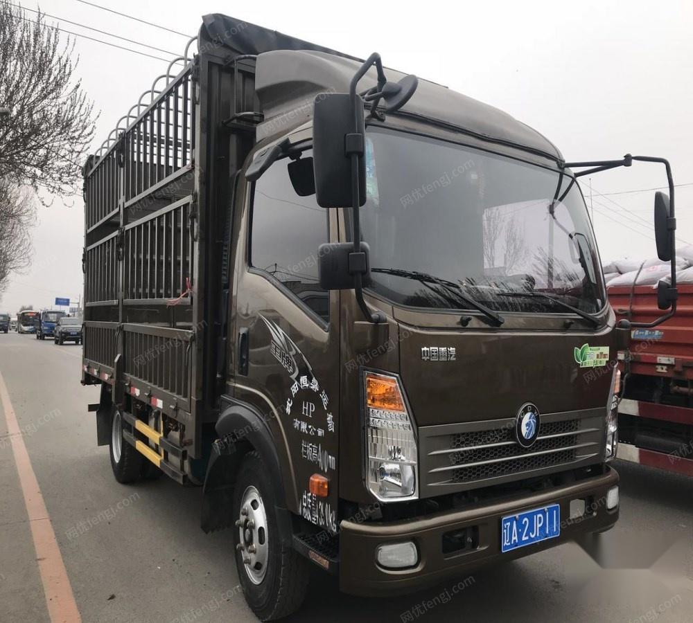 一年中国重汽4100增压发动机4.2米单排仓栏货车出售.