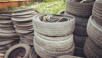 四川成都长期出售半钢的废旧轮胎,每月六十吨