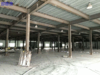 二手钢结构厂房出售长66米跨50米高8.5米2层 