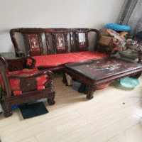 二十年的红木家具，一套沙发，一套餐桌出售