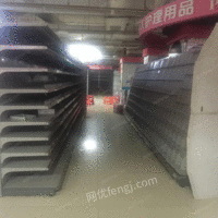 广西玉林超市货架转让一批，8成新白色