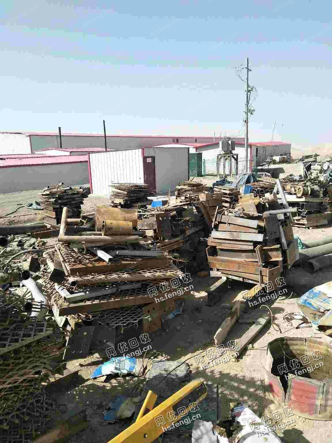 新疆地区出售100吨工地废铁