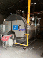 转让3吨二手燃气蒸汽锅炉 杭州特富2013年12月生产  