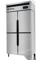 银都商用立式冰箱全不锈钢四门冰柜厨房冷冻冷藏柜双温保鲜柜出售