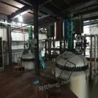 江苏无锡化工设备出售搪瓷反应釜，15平方薄膜蒸发器