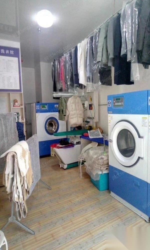 干洗设备五台出售，有干洗机，水洗机，烘干机，两个烫台，